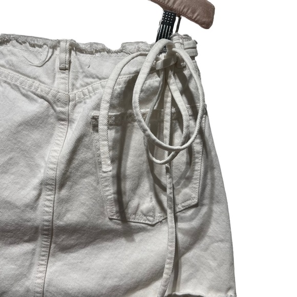 GRLFRND x Revolve Ella Reconstructed Wrap Skirt Size 25 - Picture 6 of 12